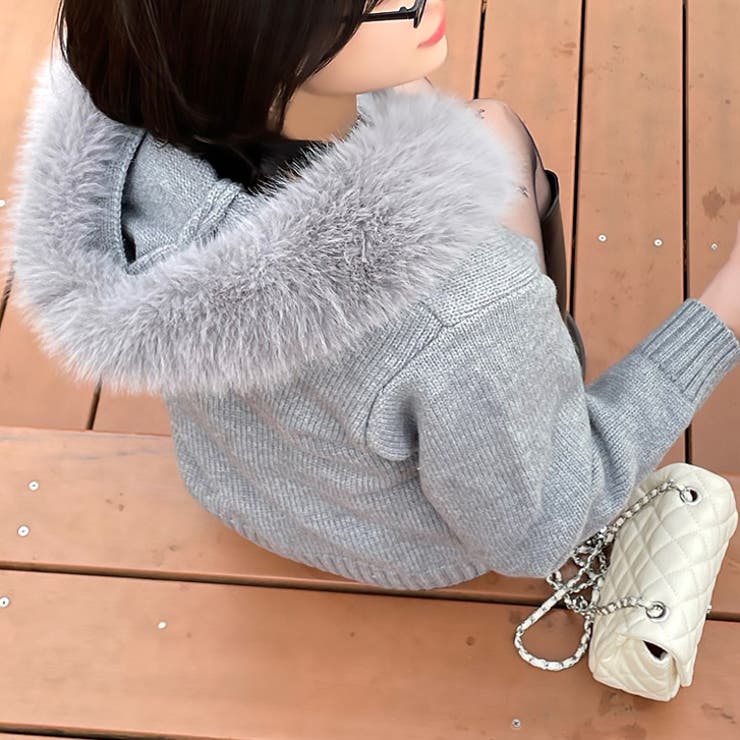 【17593】ファーニットZIPフーディー	 | SneepDip | 詳細画像5