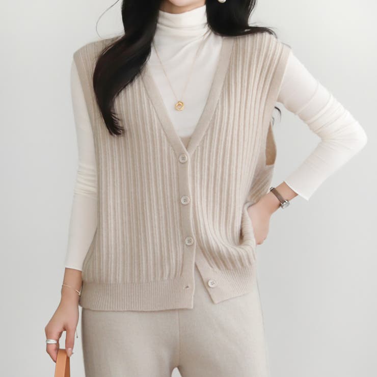 【17594】ニットベスト＆パンツSET	 | SneepDip | 詳細画像10 