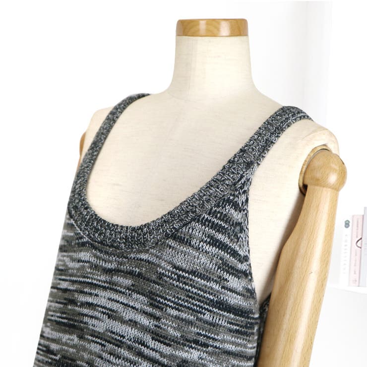 【17601】マルチカラーニットキャミロングワンピース | SneepDip | 詳細画像7 