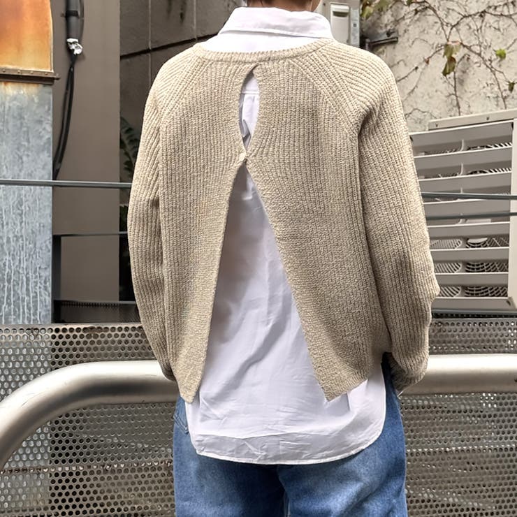 【17603】バックスリットニット	 | SneepDip | 詳細画像2 