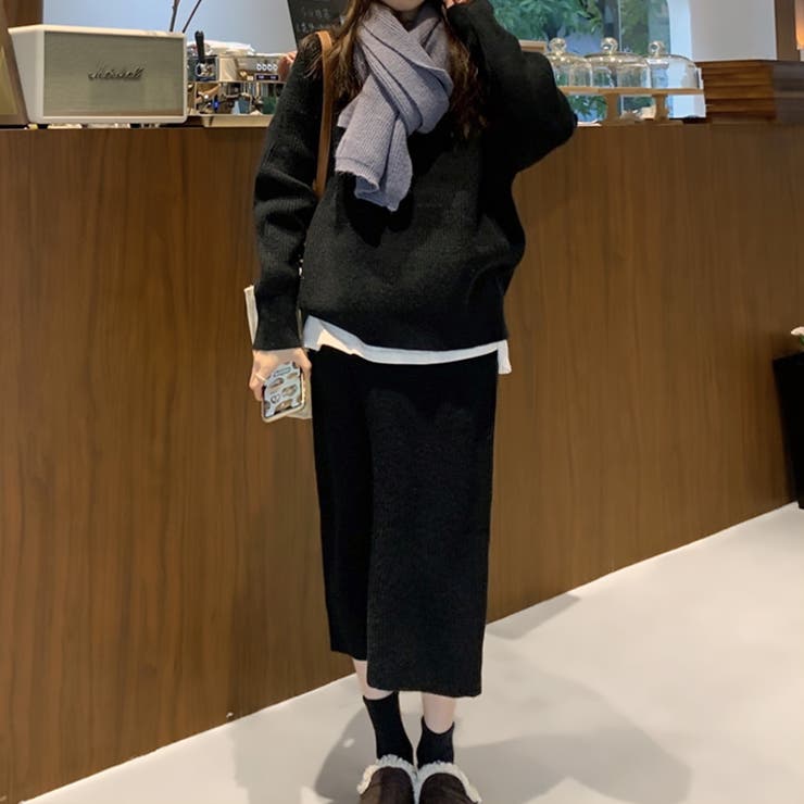 【17604】ニットトップス＆スカート	 | SneepDip | 詳細画像5 