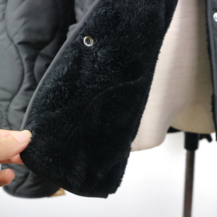 【17605】裏ファーキルティングジャケット	 | SneepDip | 詳細画像9