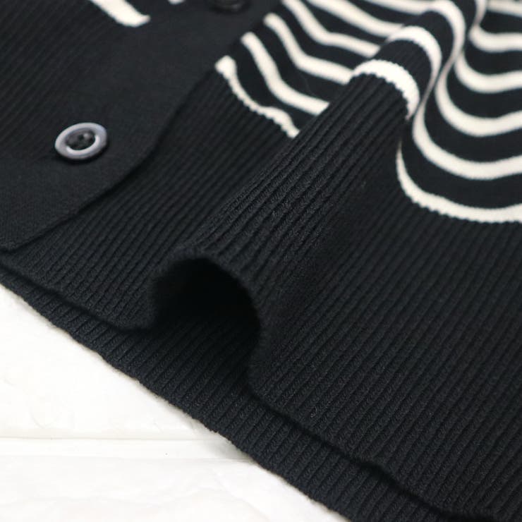 【17607】ボーダーカーデ＆ワンピース	 | SneepDip | 詳細画像11 