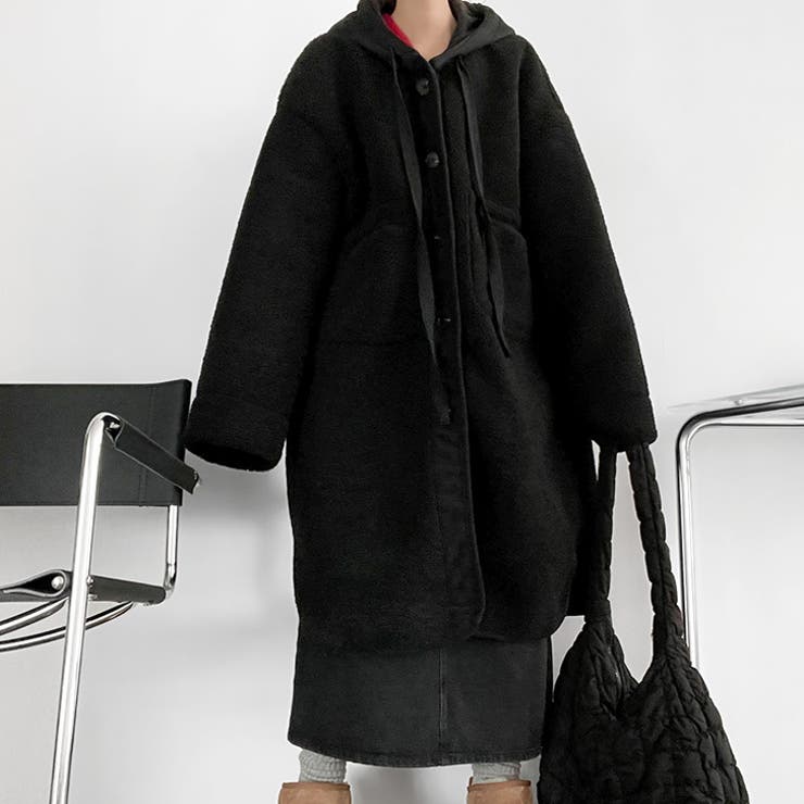 【17608】ボアロングコート	 | SneepDip | 詳細画像4 