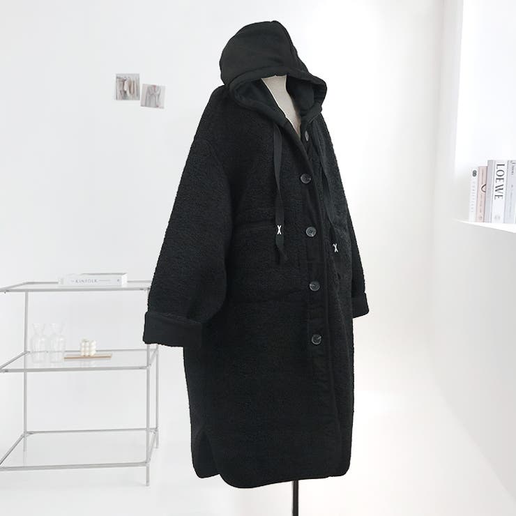 【17608】ボアロングコート	 | SneepDip | 詳細画像5 