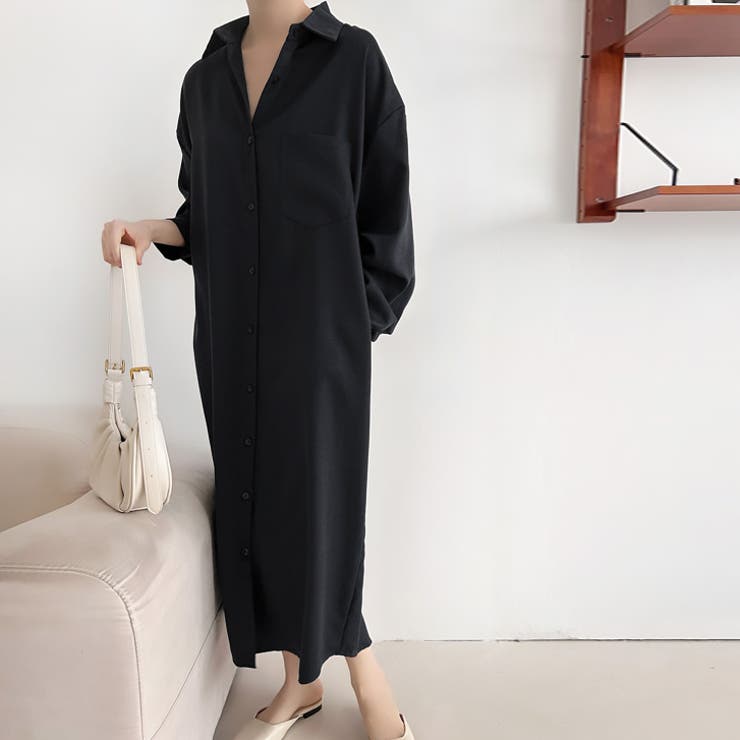 【17609】ロングシャツワンピース	 | SneepDip | 詳細画像5 