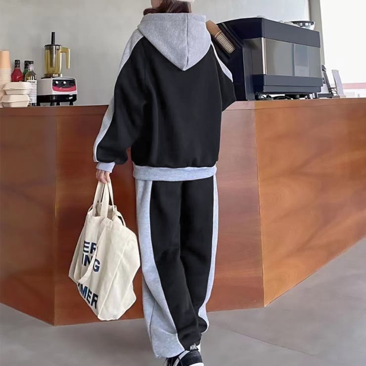 【17612】バイカラースウェットセット	 | SneepDip | 詳細画像5 