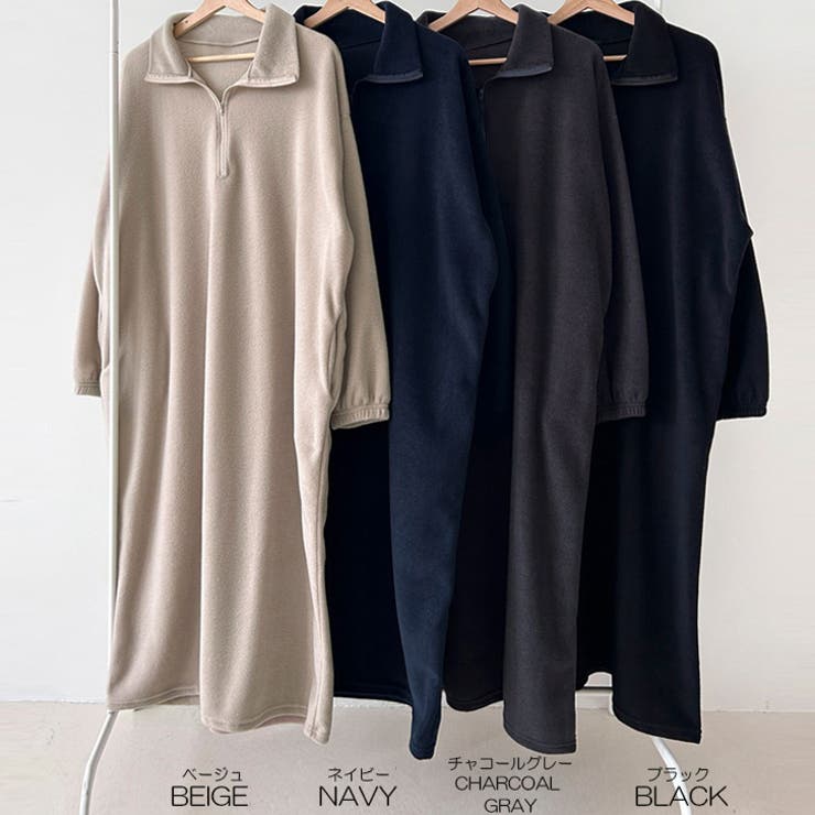 【17616】ハーフジップロングワンピース | SneepDip | 詳細画像13 