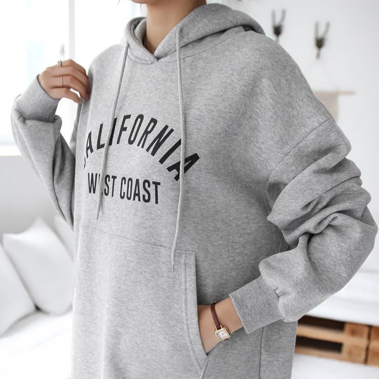 【17621】ロゴロングパーカーワンピース	 | SneepDip | 詳細画像13 