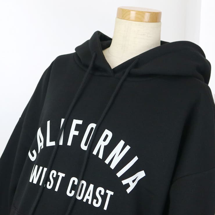 【17621】ロゴロングパーカーワンピース	 | SneepDip | 詳細画像4 