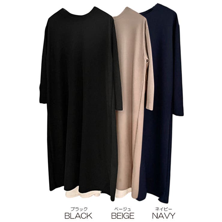 【17622】バックデザインニュアンスワンピース	 | SneepDip | 詳細画像12 