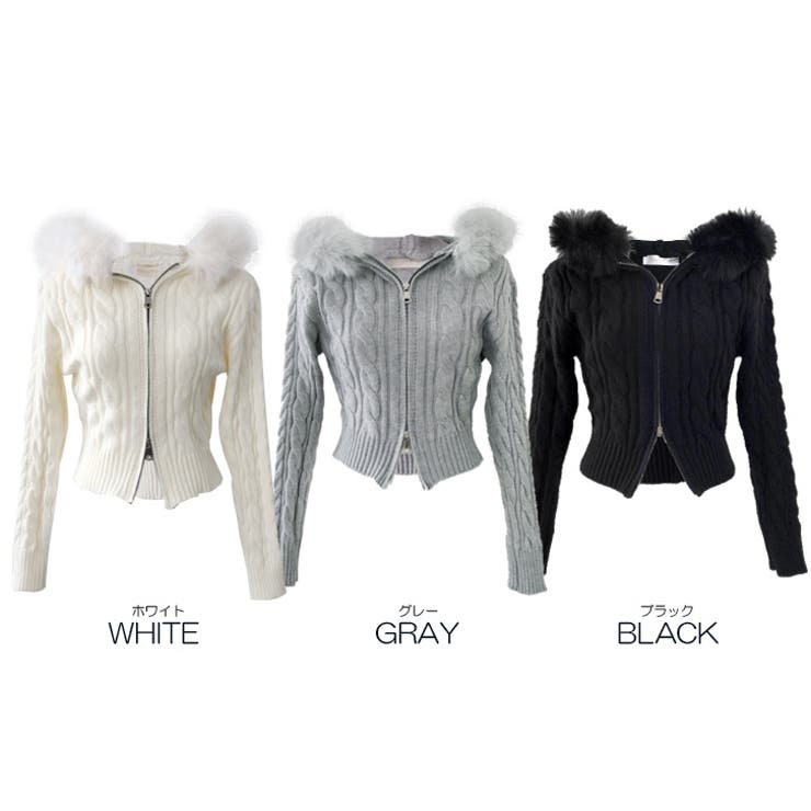 【17625】ケーブルニットフーディー	 | SneepDip | 詳細画像13 