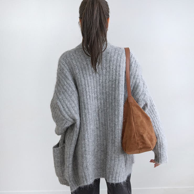 【17626】ルーズフィットボタンカーディガン	 | SneepDip | 詳細画像4 