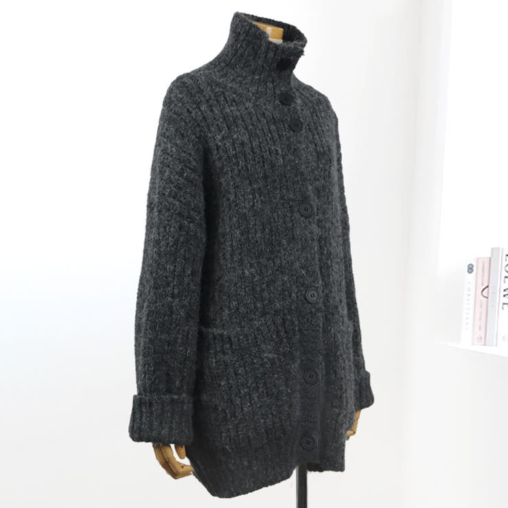 【17626】ルーズフィットボタンカーディガン	 | SneepDip | 詳細画像6 