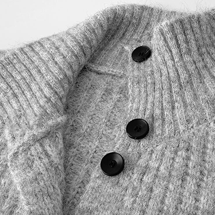 【17626】ルーズフィットボタンカーディガン	 | SneepDip | 詳細画像9 