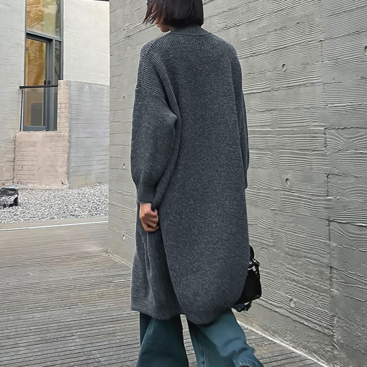 【17628】ロングニットカーディガン	 | SneepDip | 詳細画像2 