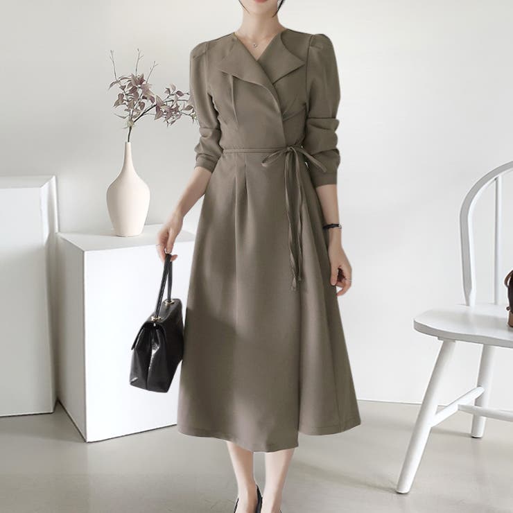 【17629】ジャケットロングワンピース 	 | SneepDip | 詳細画像3 