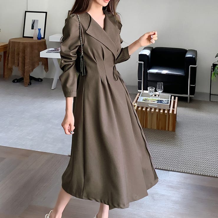 【17629】ジャケットロングワンピース 	 | SneepDip | 詳細画像4 