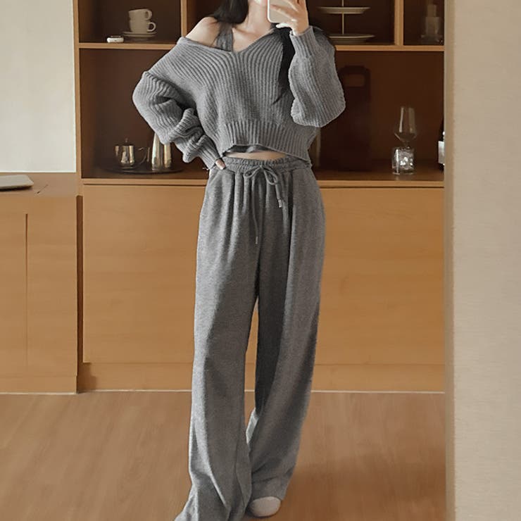 【17632】ニット＆パンツコーデ3点SET	 | SneepDip | 詳細画像3 