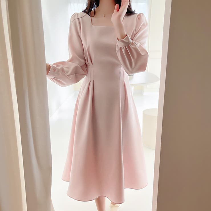 【17634】バックリボンきれいめワンピース	 | SneepDip | 詳細画像3 