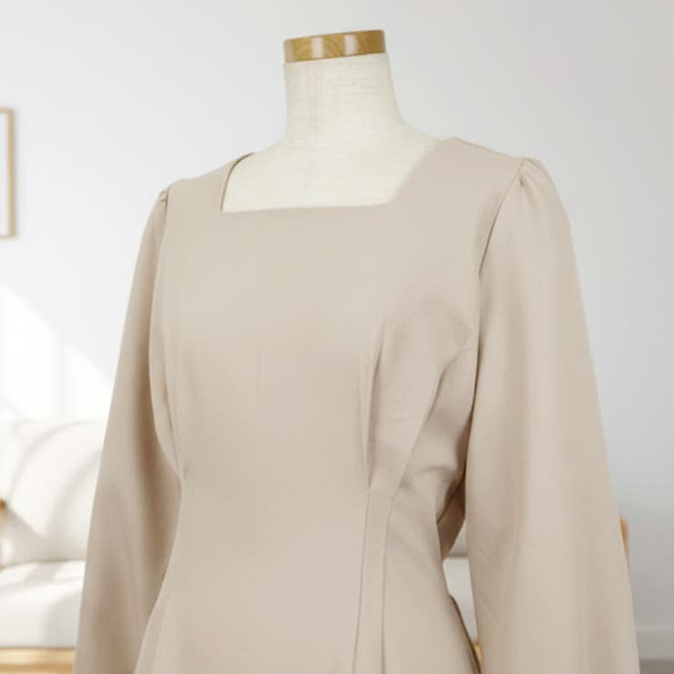 【17634】バックリボンきれいめワンピース	 | SneepDip | 詳細画像8 