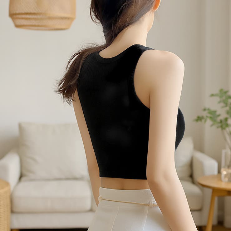 【17640】カップつきショートタンクトップ	 | SneepDip | 詳細画像5 