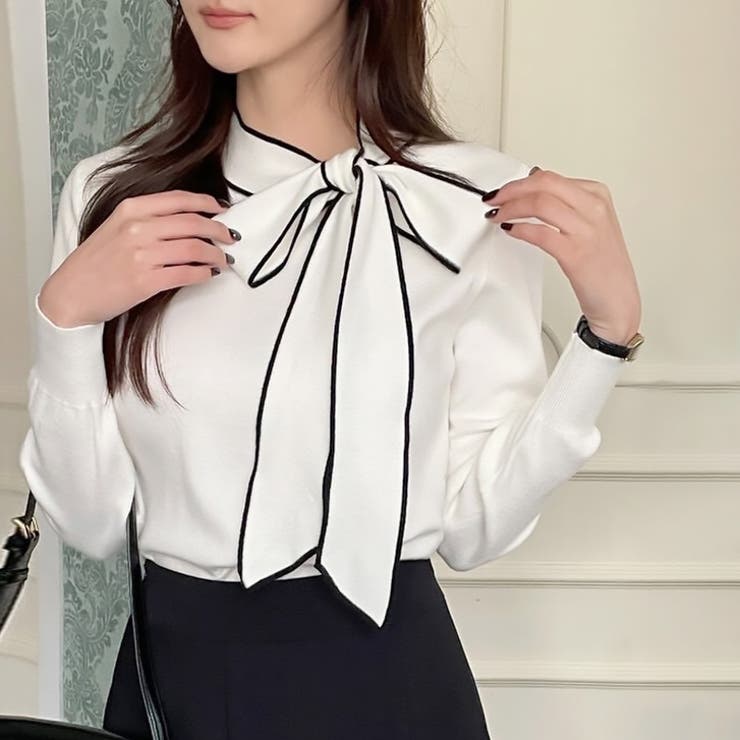 【17644】リボンニットソー	 | SneepDip | 詳細画像2 