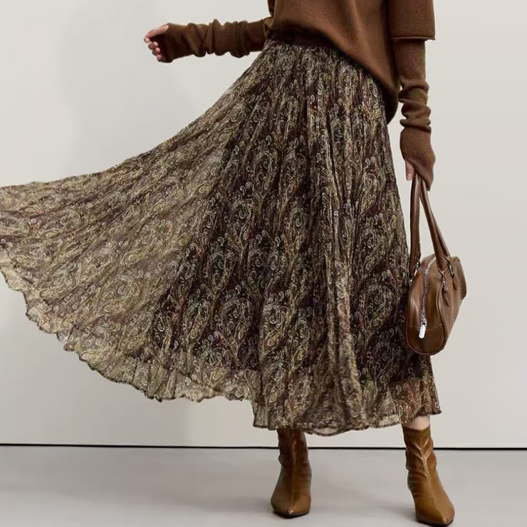 【17645】ペイズリーニュアンススカート	 | SneepDip | 詳細画像2 