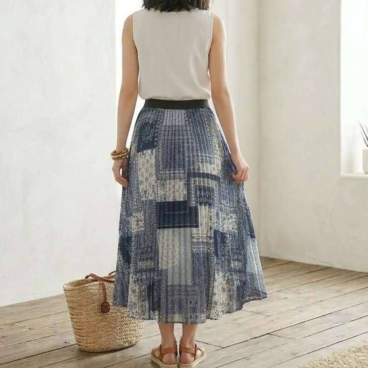 【17646】パッチワークエスニックスカート	 | SneepDip | 詳細画像4 