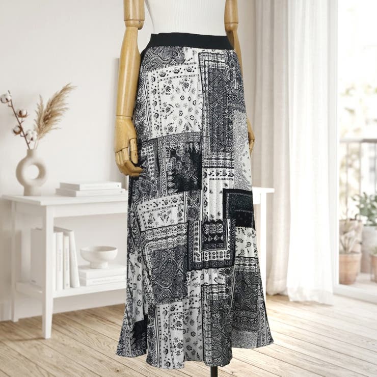 【17646】パッチワークエスニックスカート	 | SneepDip | 詳細画像6 