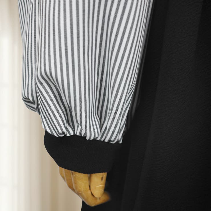 【17647】スリーブ切り替えワンピース	 | SneepDip | 詳細画像9 