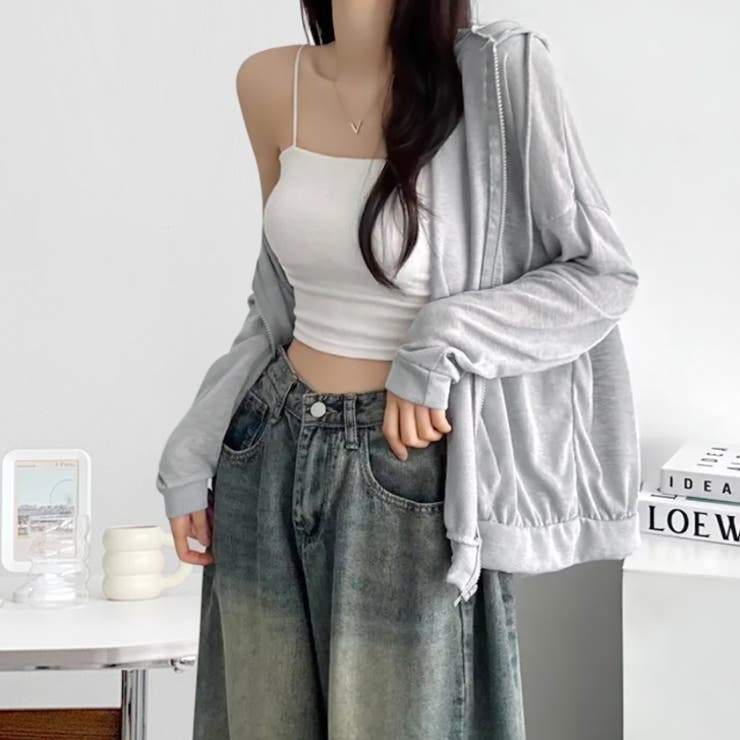 グレー | 【17651】シアージップパーカー	 | SneepDip