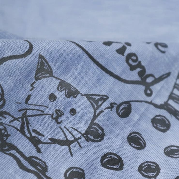 【17662】手描き風ネコイラストTシャツ	 | SneepDip | 詳細画像10 