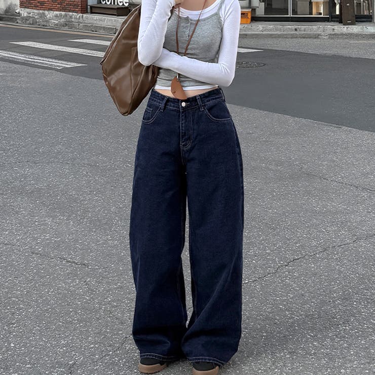 【6144】バックベルトワイドパンツ	 | SneepDip | 詳細画像4 