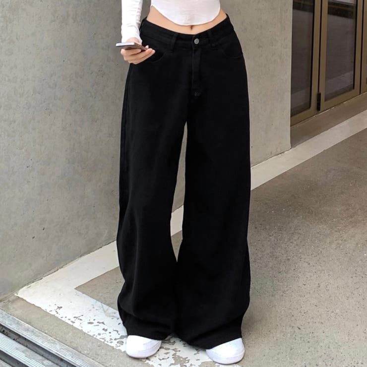 【6144】バックベルトワイドパンツ	 | SneepDip | 詳細画像6 