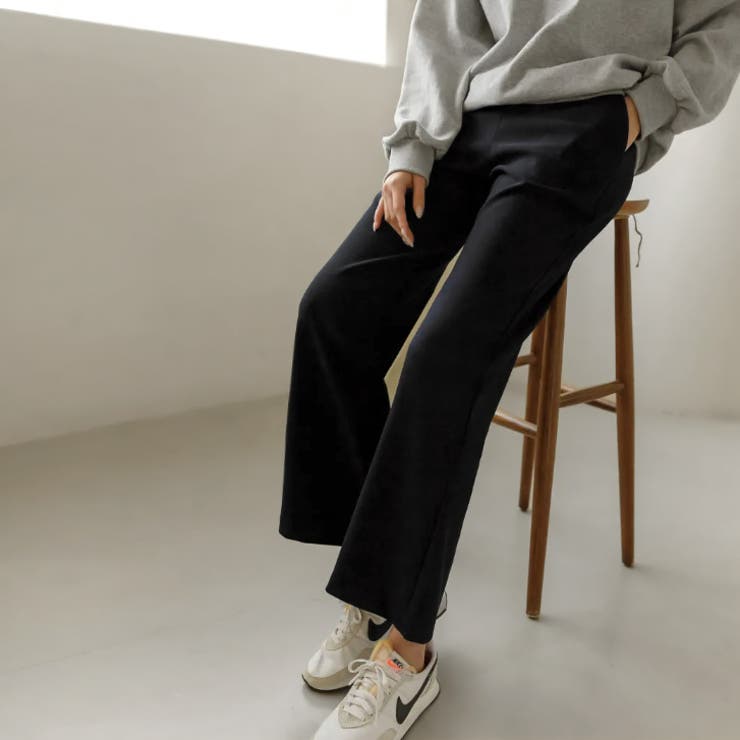 【6145】裏起毛セミフレアパンツ	 | SneepDip | 詳細画像3 