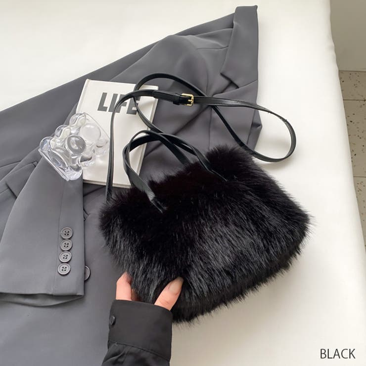 【7153】ふわふわファーハンドバッグ	 | SneepDip | 詳細画像5 