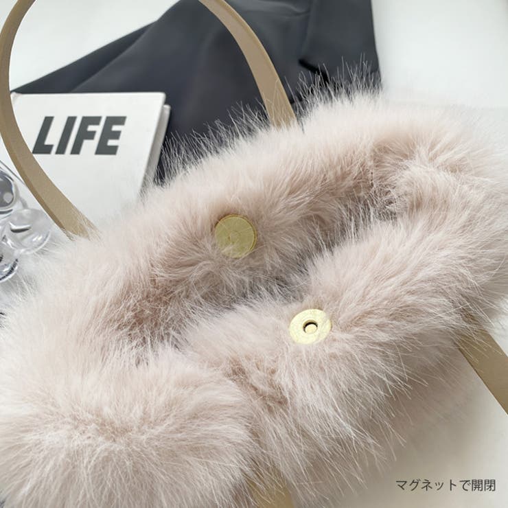 【7153】ふわふわファーハンドバッグ	 | SneepDip | 詳細画像6 