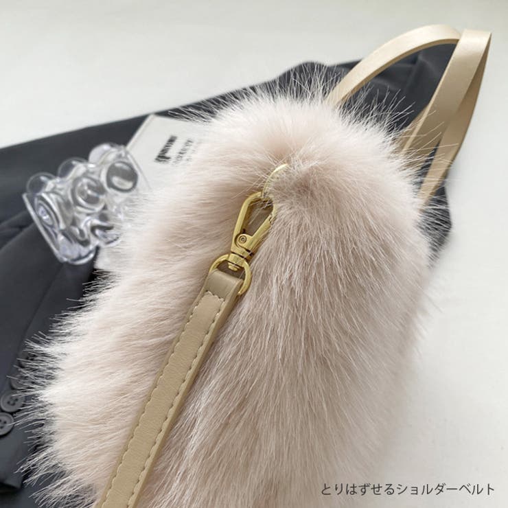 【7153】ふわふわファーハンドバッグ	 | SneepDip | 詳細画像7 