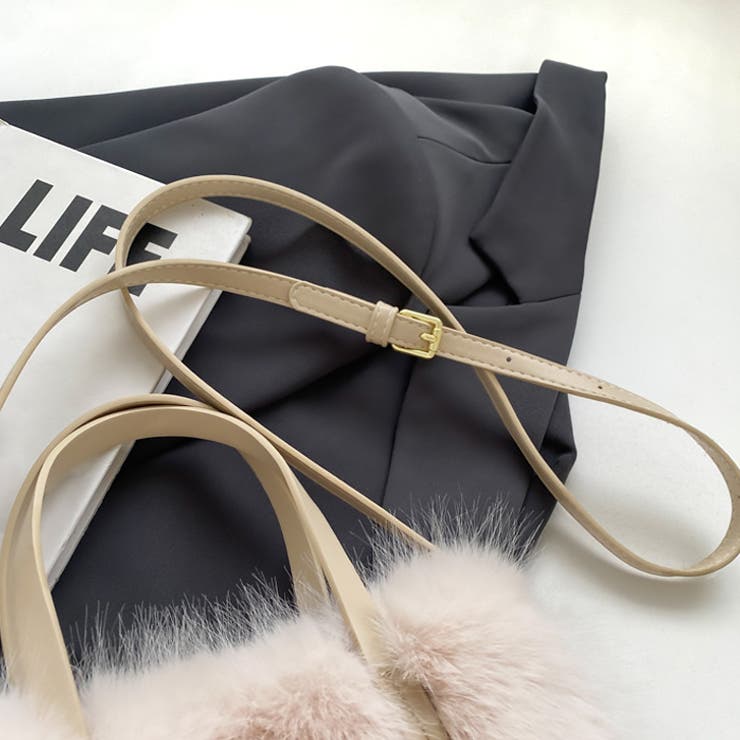 【7153】ふわふわファーハンドバッグ	 | SneepDip | 詳細画像8 