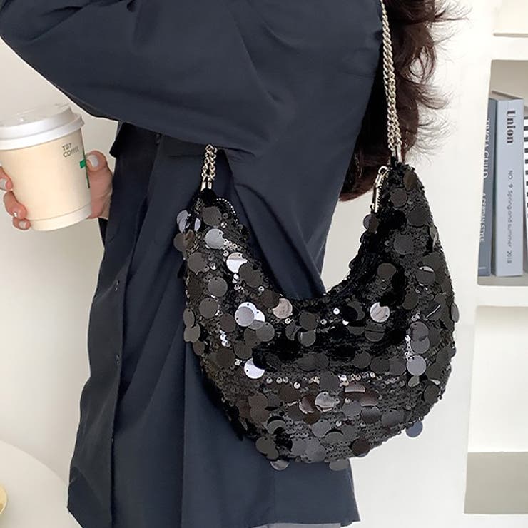 【7208】スパンコールショルダーバッグ	 | SneepDip | 詳細画像3 