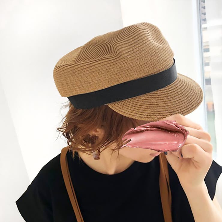 7219】ストローリボンキャスケット [品番：ASHW0001456