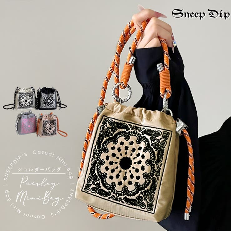 【7239】ペイスリーショルダーバッグ	 | SneepDip | 詳細画像1 