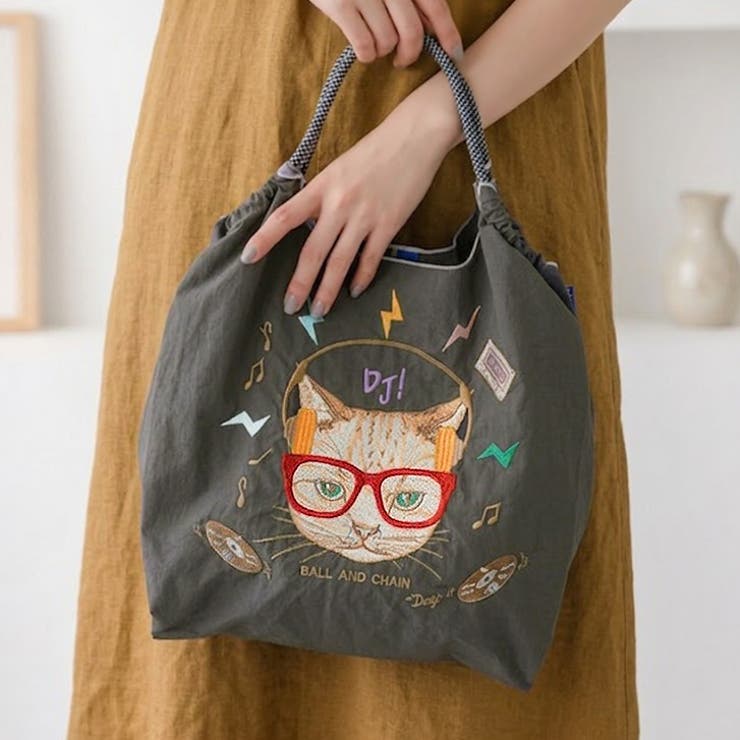 【7246】CAT刺繍エコバッグ	 | SneepDip | 詳細画像11 