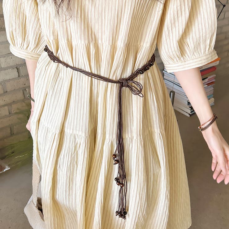 【7261】ボヘミアン風編み上げ紐ベルト | SneepDip | 詳細画像12 