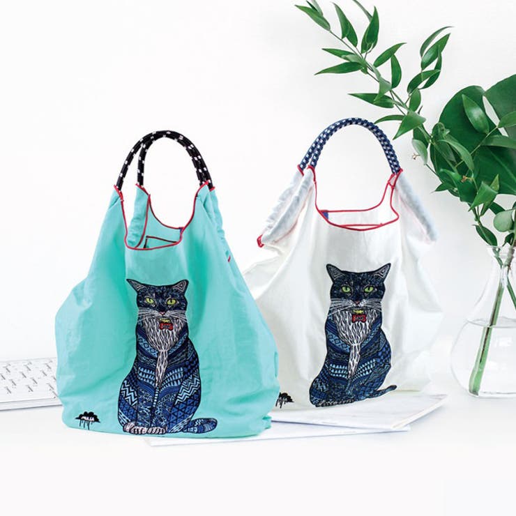 【7264】キャット刺繍エコバッグ	 | SneepDip | 詳細画像7 
