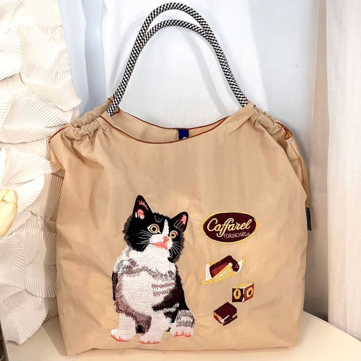 【7264】キャット刺繍エコバッグ	 | SneepDip | 詳細画像8 