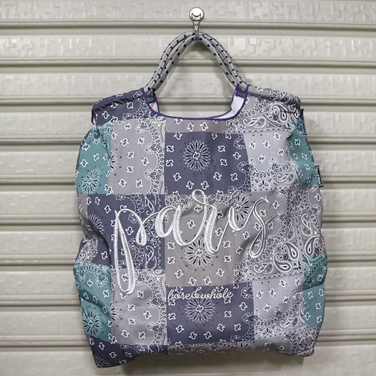 グレー | 【7272】刺繍エコバッグ	 | SneepDip