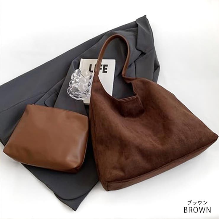 【7276】ポーチつきフェイクスエードバッグ	 | SneepDip | 詳細画像9 