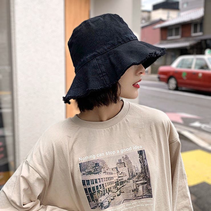 ブラック | 【10007】カットオフバケットハット | SneepDip